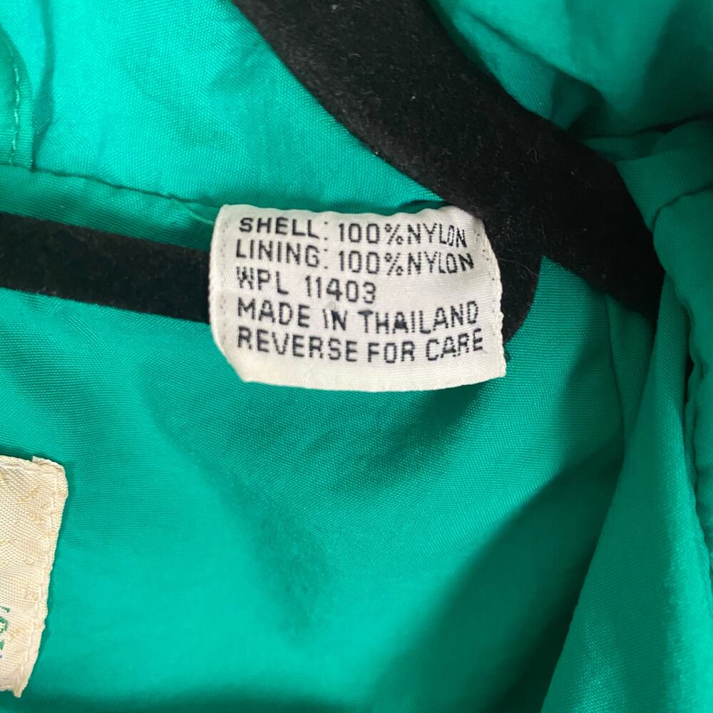 Boundary Waters Vintage, Minnesota Teal Nylon Windbreaker Jacket XL, Gorpcore - Picture 4 of 6
